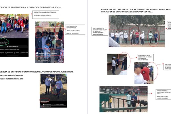 Funcionarios de Ahome hacen caso omiso y son captados  en campañas de síndicos