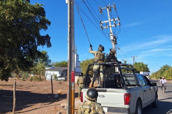 Aseguran 20 cámaras de videovigilancia en la sindicatura de Culiacancito, en Culiacán