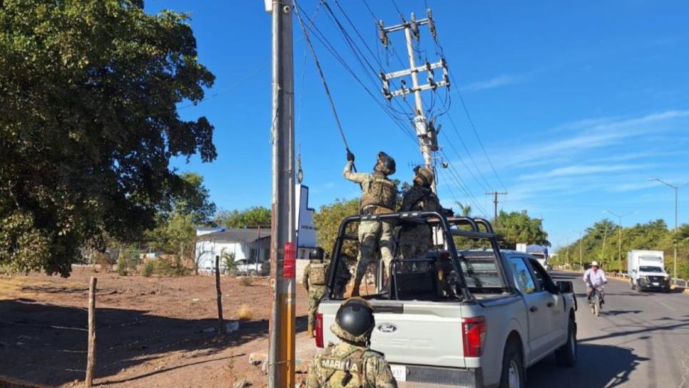 Aseguran 20 cámaras de videovigilancia en la sindicatura de Culiacancito, en Culiacán