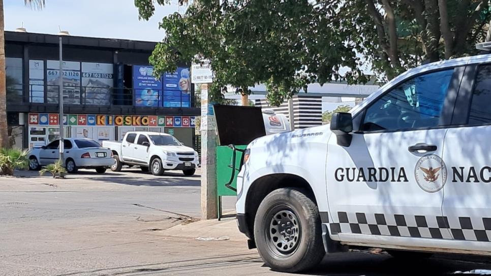 Guardia Nacional asegura local comercial en Barrancos, Culiacán tras operativo