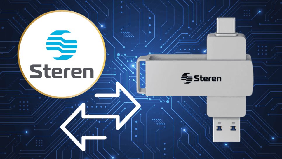 Steren lanza memoria USB 2 en 1 de 128GB con alta velocidad y diseño resistente | VIDEO