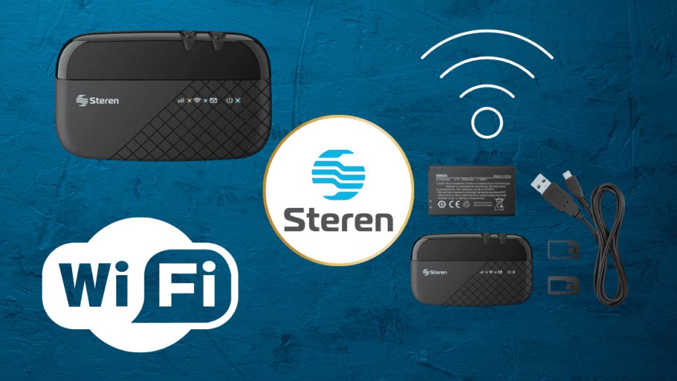 Steren lanza dispositivo portátil para llevar WiFi a todos lados: ¡Conéctate donde quieras!