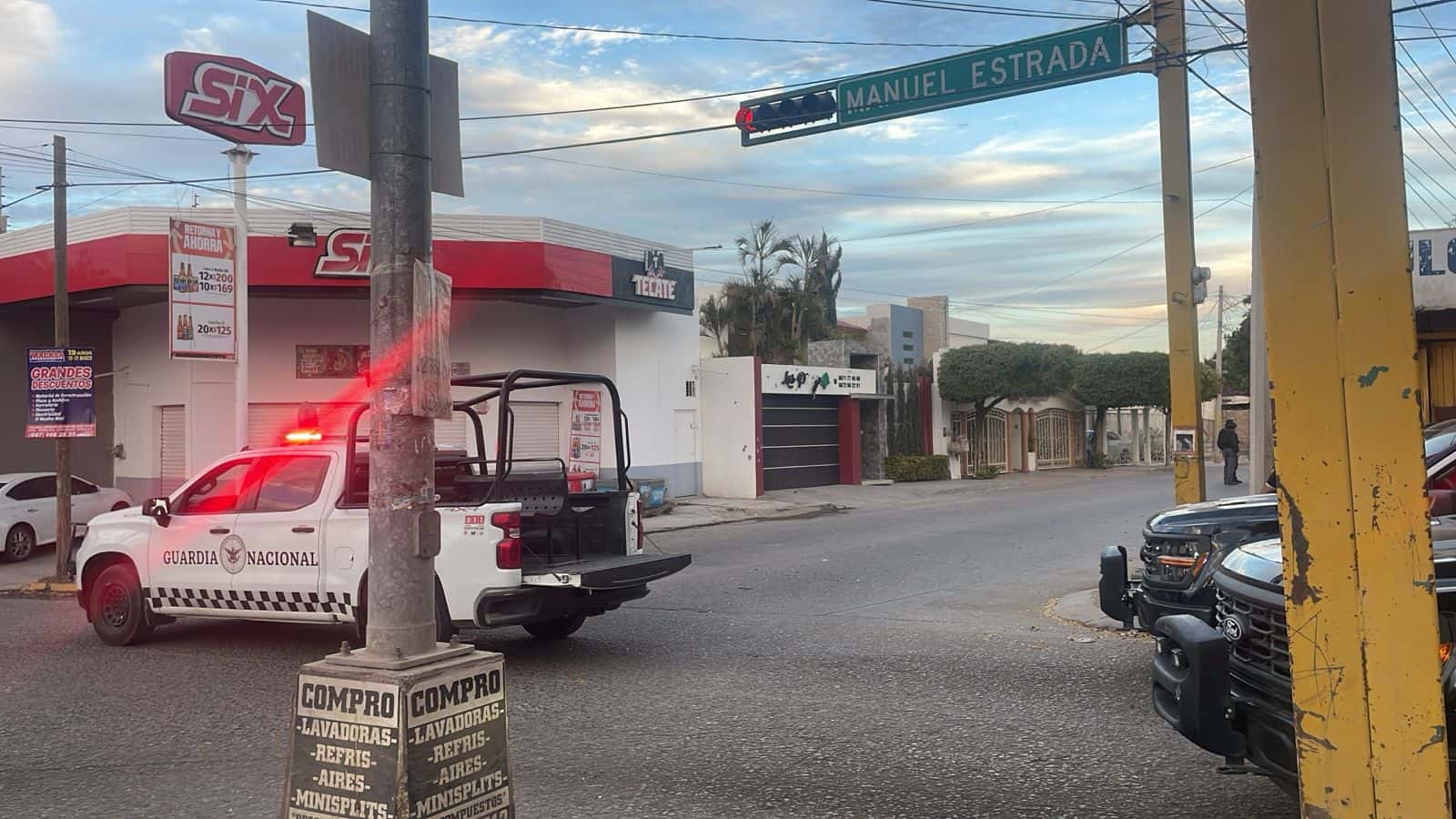 La zona fue acordonada por autoridades federales. (FOTO: Luz Noticias).