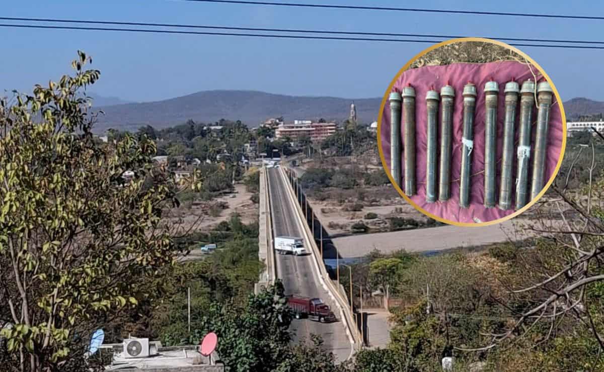 FOTO: Aseguran drones con 14 explosivos tras narcobloqueos en El Rosario, Sinaloa