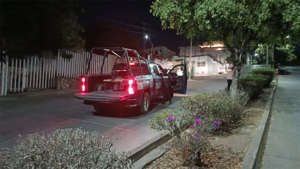 Policías estatales arribaron al lugar. (FOTO: Luz Noticias).
