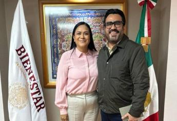 Gámez Mendívil se reúne con Ariadna Montiel, acuerdan más apoyos de Bienestar para Culiacán