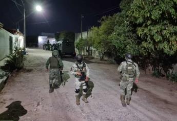 Elementos de las Fuerzas Armadas realizan una serie de operativos en Guasave