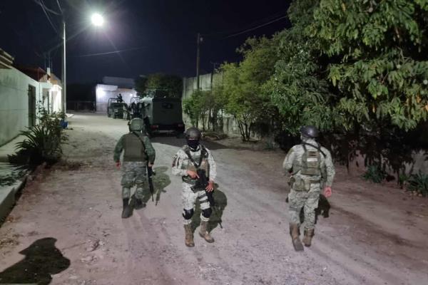 Elementos de las Fuerzas Armadas realizan una serie de operativos en Guasave