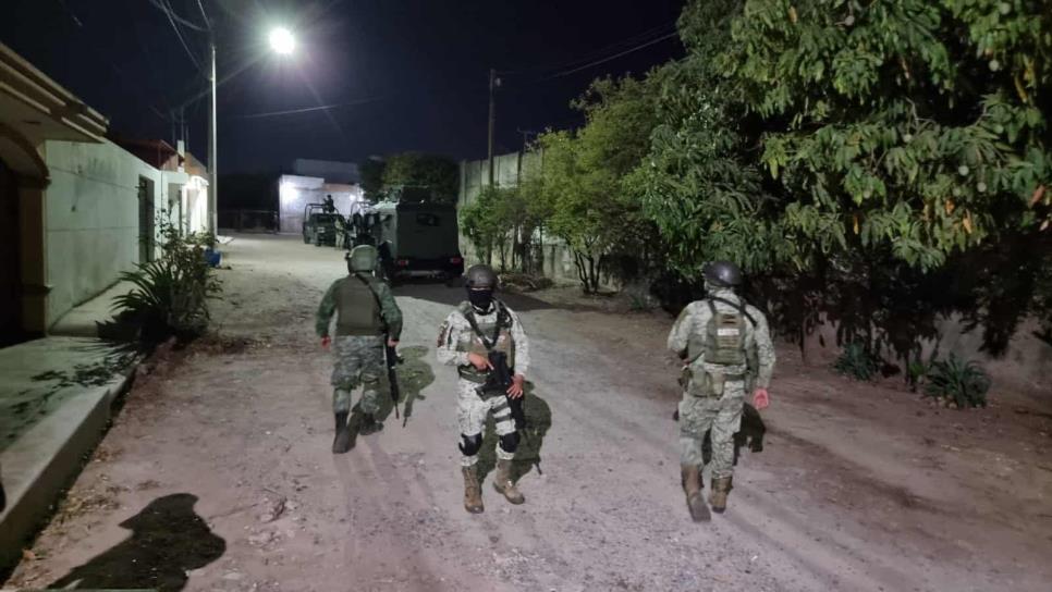 Elementos de las Fuerzas Armadas realizan una serie de operativos en Guasave