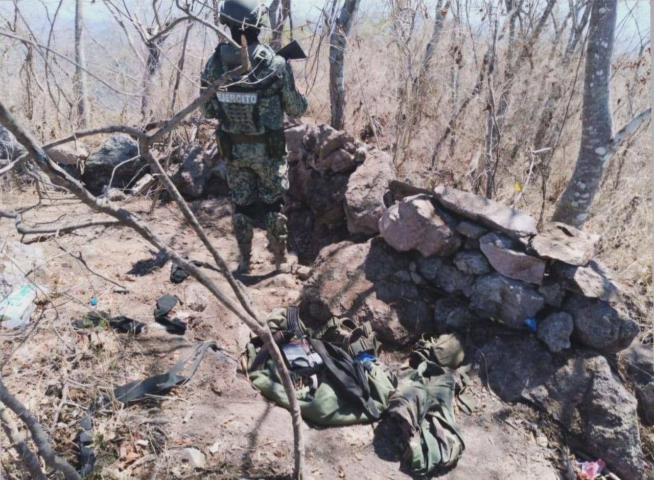 Parte de lo asegurado en el campamento. (FOTO: Cortesía).