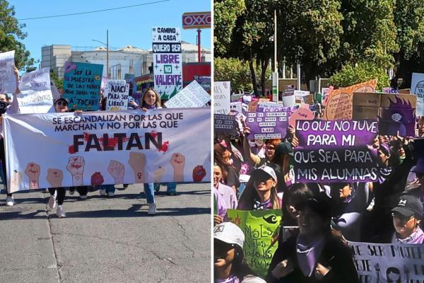 ¡Tocan a una y nos tocan a todas! Cientos de mujeres marchan en Culiacán por el Día de la Mujer 2025