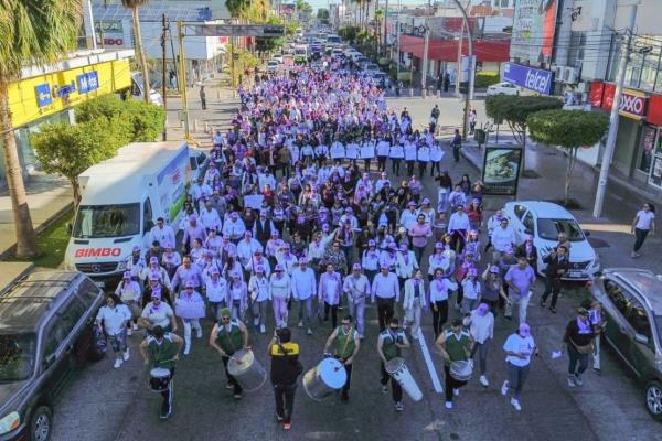 Con marcha pacífica Ahome conmemora el Día Internacional de la Mujer 2025
