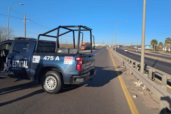 Atacan a balazos a elemento de la Policía Estatal Preventiva en Culiacán en puente de la Costerita