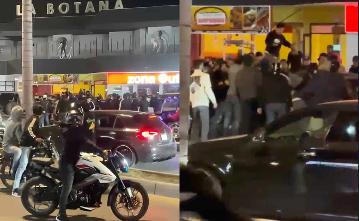 FOTO: Automovilista atropella a grupo de motociclistas; lo golpean y desbaratan el carro en Mazatlán