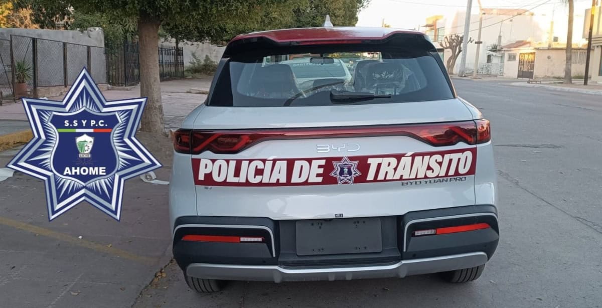 Estas son las nuevas patrullas eléctricas que usarán tránsitos en Ahome