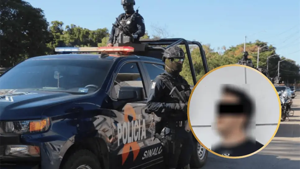 FOTO: Detienen a sujeto en Culiacán.