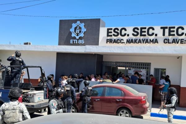 Estudiante con arma de juguete causa movilización policial en secundaria de Barrancos, Culiacán