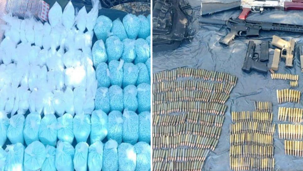 Aseguran más de 266 mil pastillas de fentanilo con valor de 178 millones de pesos en Navolato