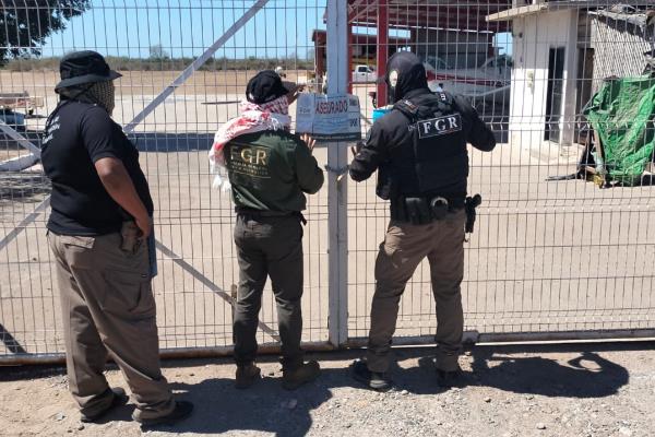 FGR asegura una pista en El Carrizo, operan sin permisos