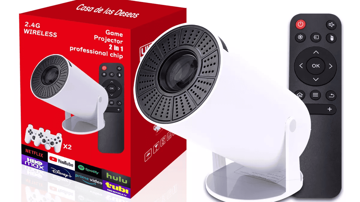 Este proyector es ideal para la habitación. (FOTO: Mercado Libre).