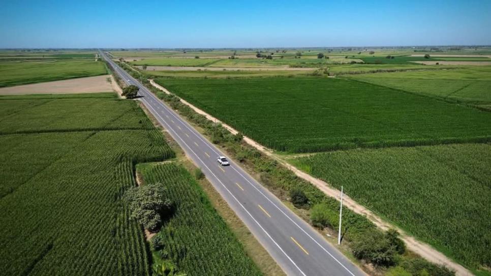 Carretera Guasave - Las Glorias, lista para Semana Santa tras su rehabilitación