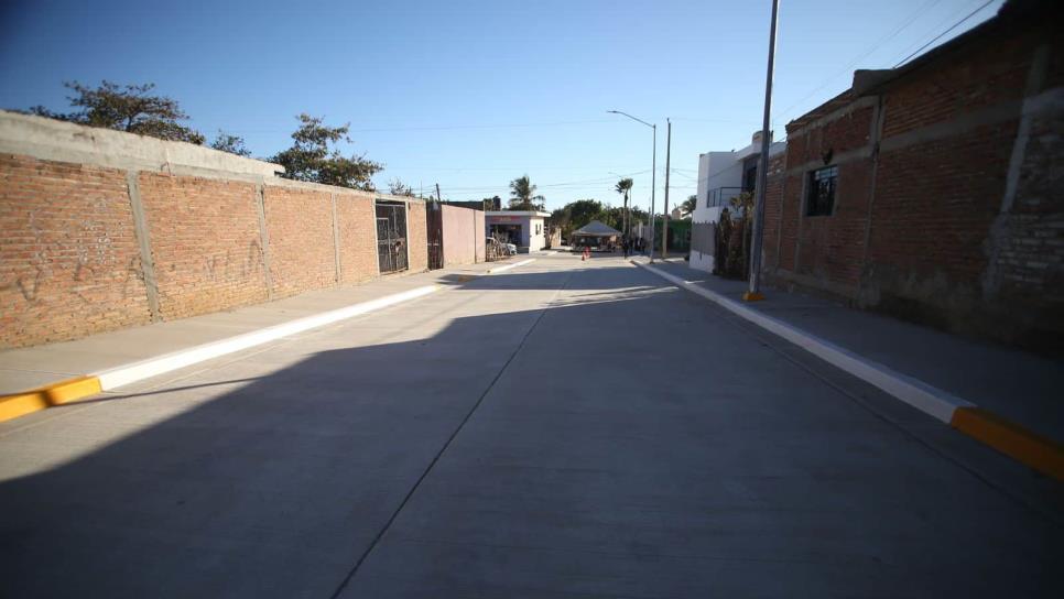 Estrella Palacios inaugura pavimentación y rehabilitación hidrosanitaria en Valles del Ejido, Mazatlán