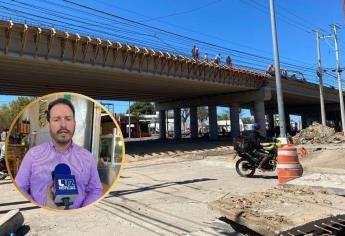 Comerciantes afectados por construcción del puente de la Colosio en Mazatlán reciben 15 mil pesos