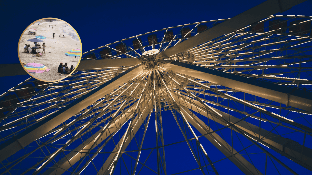 FOTO: Rueda de la fortuna en Mazatlán.