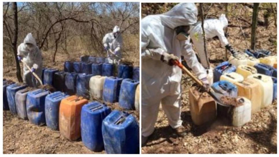 Aseguran 8 laboratorios clandestinos fueron Culiacán y Cosalá