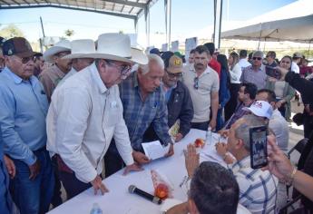 Gerardo Vargas logra convenio con Conagua para dotar más volumen de agua a productores de El Carrizo