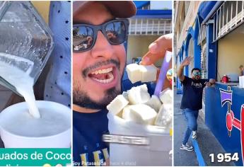 En Mazatlán son virales estos licuados de coco ¿los has probado? | VIDEO