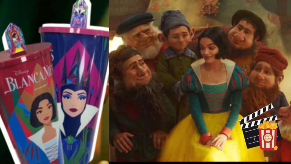 Cinemex lanza vasos coleccionables de "Blancanieves": ¿Cómo puedes conseguirlos?