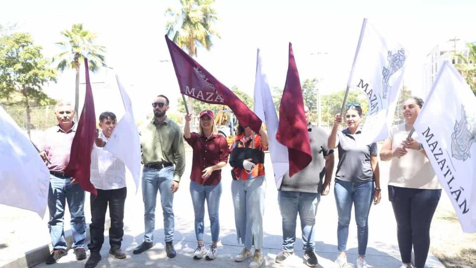 Llega el programa "Camino de Colores" a Mazatlán: inicia con el embellecimiento de la avenida Leonismo