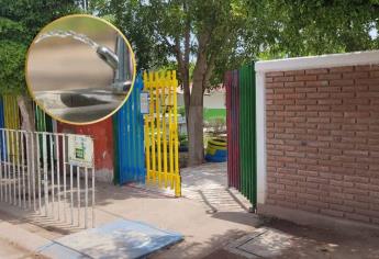 Nivel preescolar en riesgo de suspender actividades por escasez de agua en Ahome