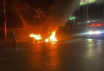 Se registra quema de vehículos en Culiacán, en la colonia 6 de Enero y Lombardo Toledano