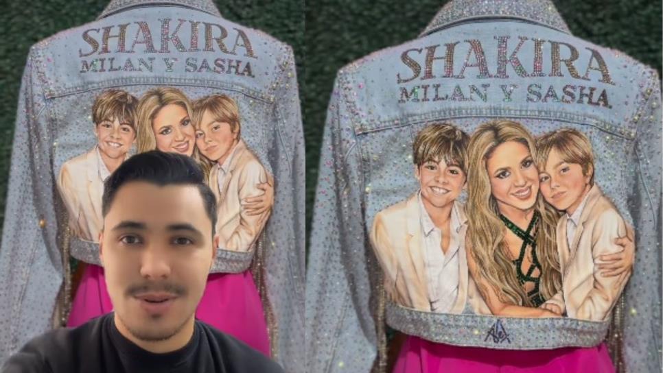 Diseñador sinaloense Alexander Sánchez conquista a Shakira con su talento | VIDEO