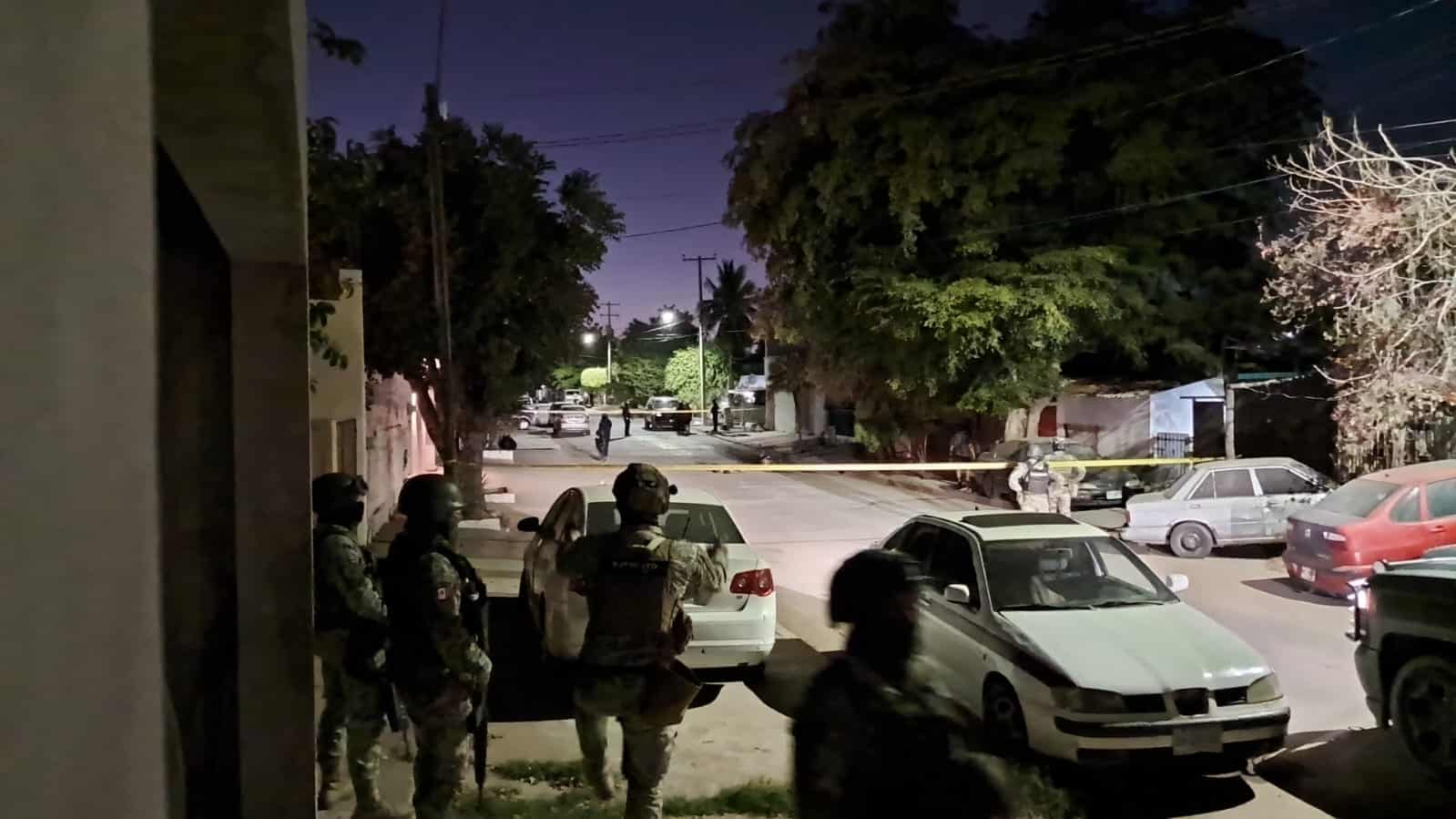 Elementos del Ejército y otras autoridades acudieron al sitio. (FOTO: Luz Noticias).