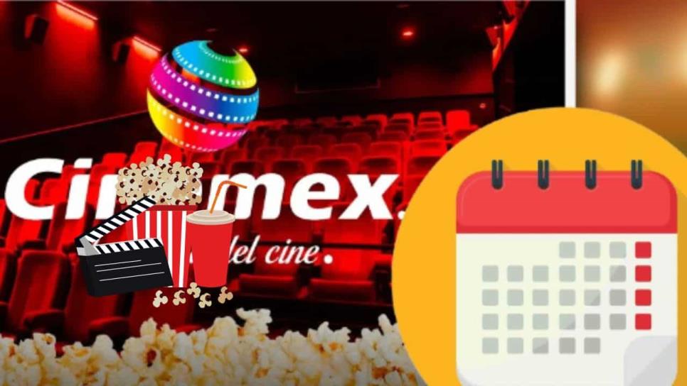 Cinemex tendrá boletos a mitad de precio estos días de marzo y abril