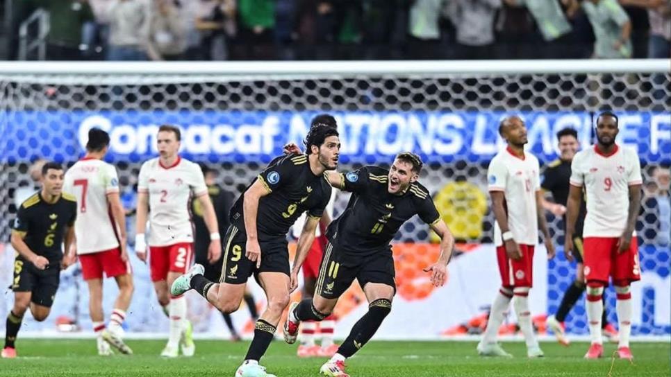 México vence a Canadá y enfrentará a Panamá en la Final de la Nations League