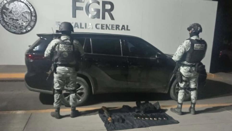 Guardia Nacional detiene a un sujeto armado en el sector Humaya de Culiacán