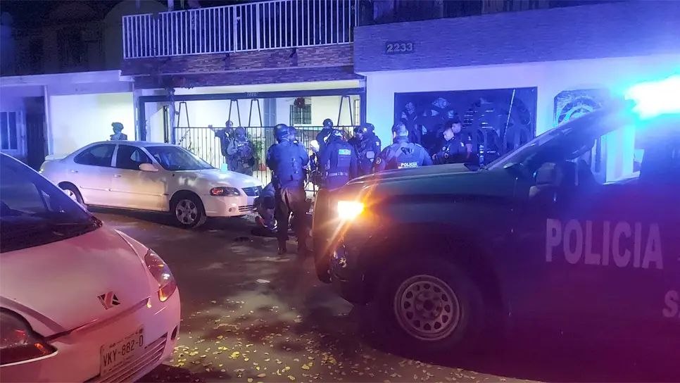 Al lugar acudieron elementos de la Policía Estatal. (FOTO: Luis Ramírez).