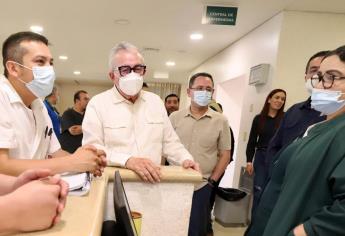 Rocha Moya supervisa las instalaciones del Nuevo Hospital General de Culiacán