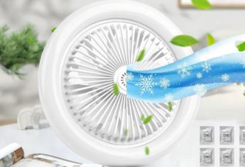 Este abanico de techo, ideal para el baño, también es foco y solo cuesta 181 pesos
