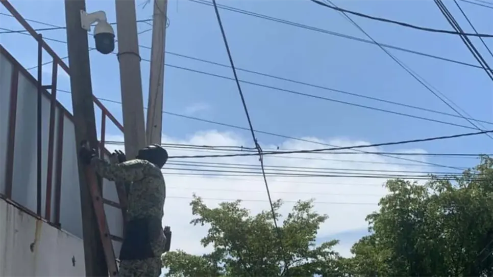 En total, en esta fecha en Culiacán, se retiraron 40 cámaras de videovigilancia y 3 Access Points