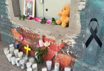 Colocan altar en memoria de Danna Sofía, menor asesinada en Culiacán