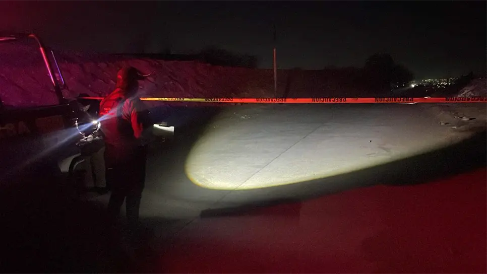 La zona se encuentra completamente a oscuras. (FOTO: Luz Noticias).