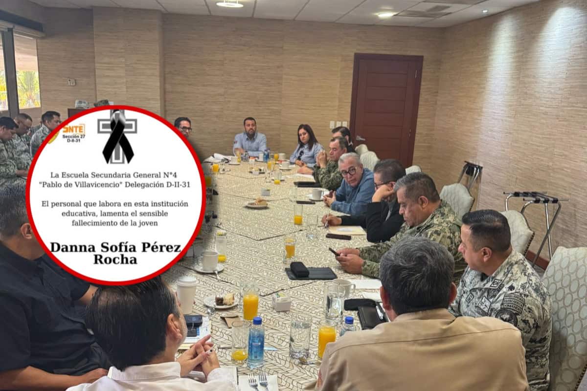 Mesa de Seguridad en Culiacán analiza los hechos donde la menor Danna Sofía perdió la vida