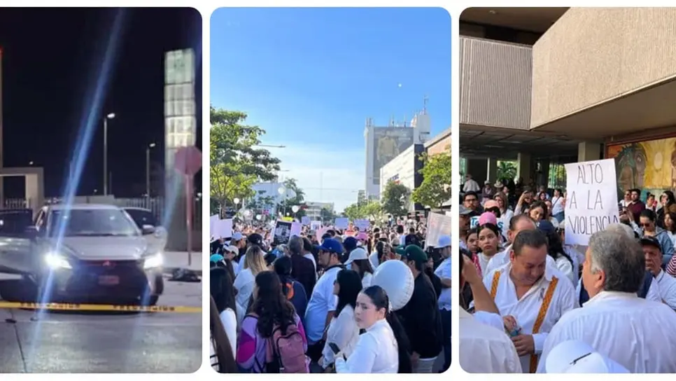 Los culiacanenses tomaron las calles para exigir un alto a la violencia. (FOTO: Luz Noticias).