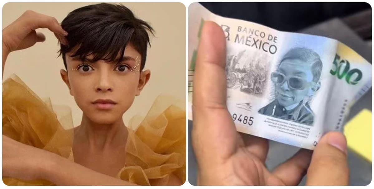 El billete muestra la imagen de la influencer. (FOTO: X).