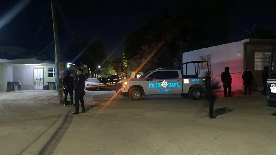 Elementos de la Policía Estatal acordonaron el área. (FOTO: Luz Noticias).